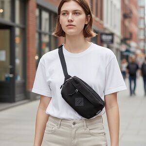 Jansport Black Clutch Wristlet